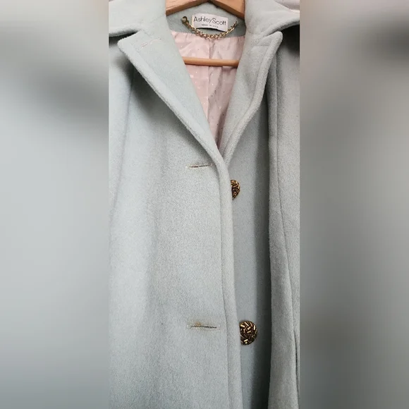 Ashley Scott Women's Light Blue Coat - Picture 3 of 8